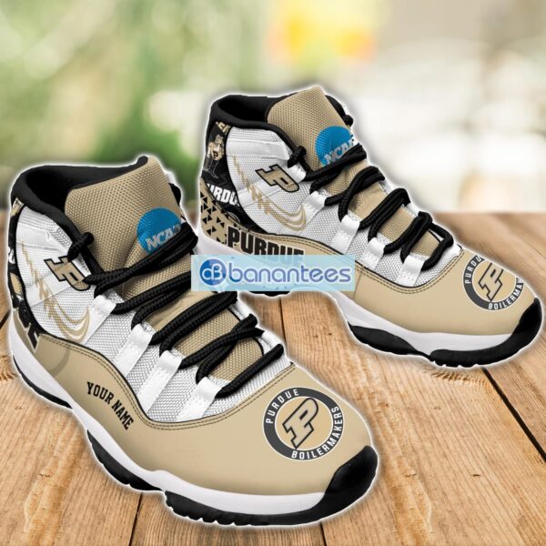 Purdue Boilermakers Air Jordan 11 Sneakers Custom Name Special Shoes For Fans Product Photo 3