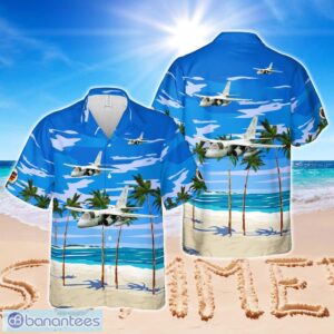 US Navy Lockheed S-3A Viking Of VS-38 Red Griffins Aloha Hawaiian Shirt Product Photo 1