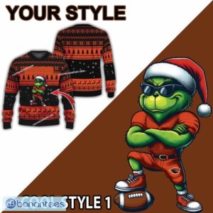 NCAA Oregon State Beavers Player Grinch Ugly Xmas Sweater AOP Gift Holidays - NCAA Oregon State Beavers New Grinch Ugly Christmas Sweater Photo 2
