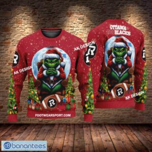 CFL Ottawa RedBlacks King Grinch Christmas 3D Hoodie, Tshirt, Sweater AOP - CFL Ottawa RedBlacks King Grinch Christmas 3D Hoodie, Tshirt, Sweater AOP Photo 3