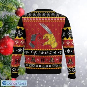 Deadpool And Wolverine Ugly Sweater Nativity Knitted Christmas Sweater Gift For Adult - Deadpool And Wolverine Ugly Sweater Photo_2