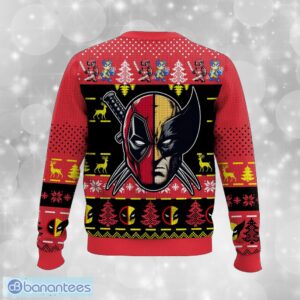 Deadpool Wolverine Ugly Sweater Candle Ugly Christmas 3D Sweater Gift For Adult - Deadpool Wolverine Ugly Sweater Photo_2