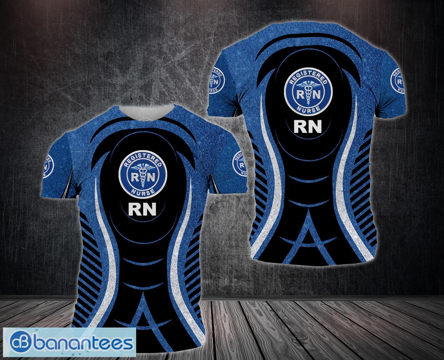 registered nurses 3d full printing team 3d t shirt image Registered nurses 3D Full Printing Team 3D T-Shirt Product Photo 1