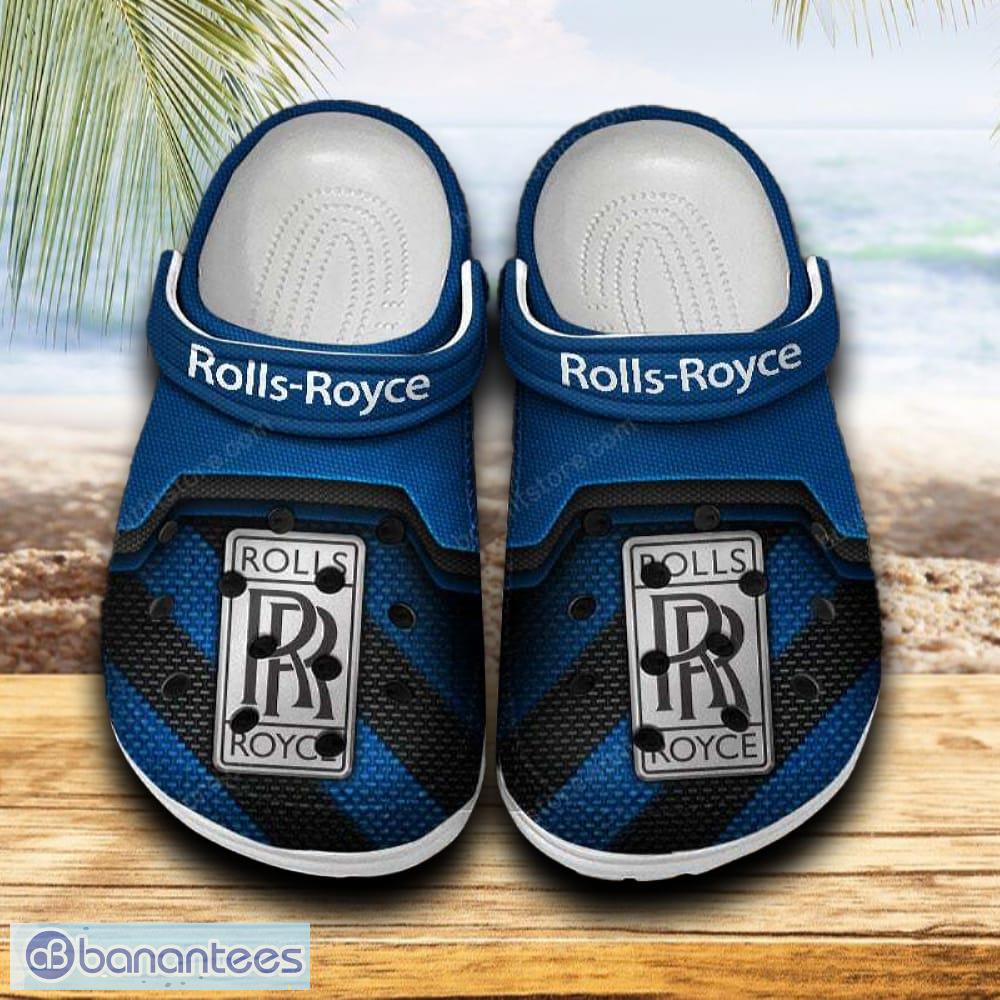 rolls royce car clog shoes blue color new gift for fans custom name image Rolls Royce Car Clog Shoes Blue Color New Gift For Fans Custom Name - Rolls Royce Car Clog Shoes Blue Color New Gift For Fans Custom Name