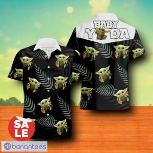 Veuve Clicquot Champagne Baby Yoda Hug Hawaiian Shirt & Short Combo For Men Women Product Photo 1