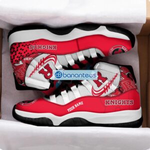 Rutgers Scarlet Knights Air Jordan 11 Sneakers Custom Name Special Shoes For Fans Product Photo 2