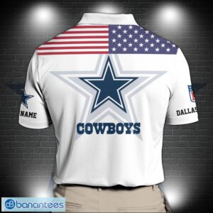 Dallas Cowboys Sport Polo Shirt Custom Name Sport Gifts Ideas For Father's Days Product Photo 3