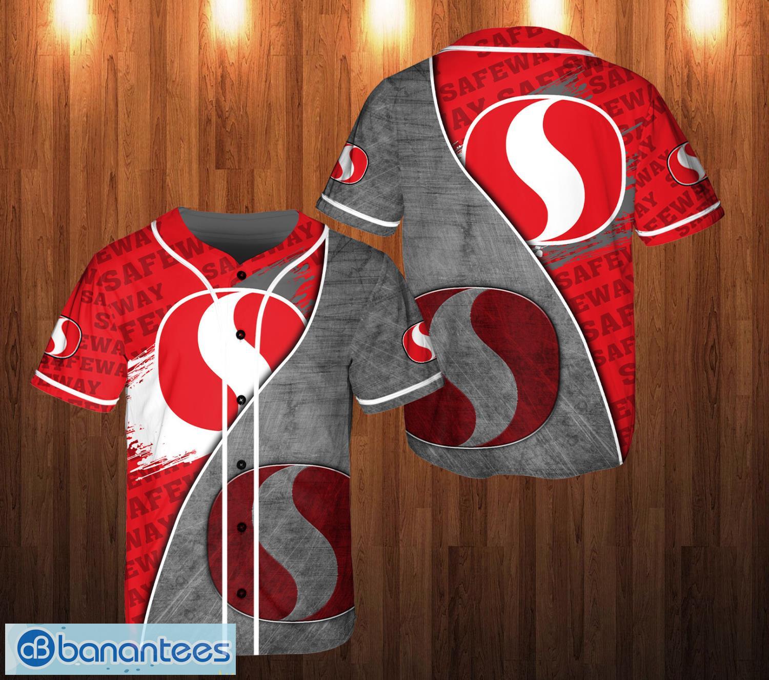 safeway 3d all over printed baseball jersey shirt for men women image safeway 3D All Over Printed Baseball Jersey Shirt For Men Women Product Photo 1