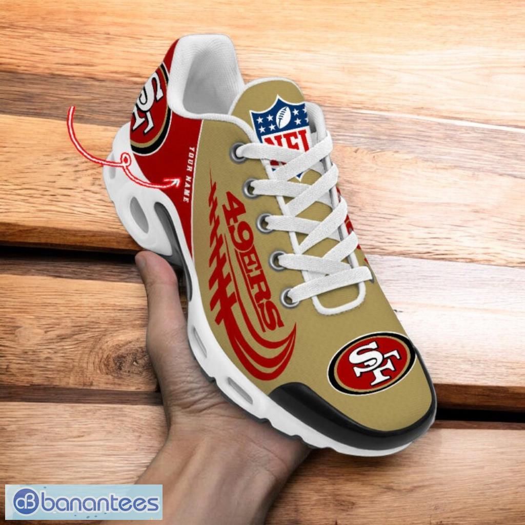 san francisco 49ers custom name air cushion tn shoes perfect gift men and women image San Francisco 49ers-Custom Name Air Cushion TN Shoes Perfect Gift Men And Women Product Photo 1
