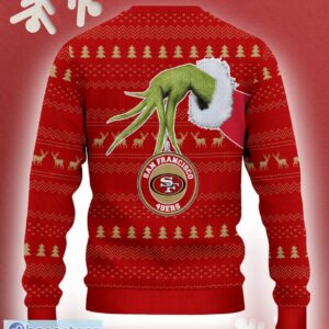 San Francisco 49ers Grinch Driving Funny 3D Ugly Christmas Sweater For Men Women - San Francisco 49ers Christmas Sweater Grinch Driving Photo 3
