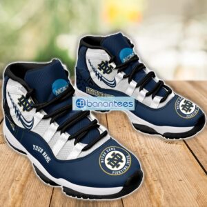 Notre Dame Fighting Irish Air Jordan 11 Sneakers Custom Name Special Shoes For Fans Product Photo 3