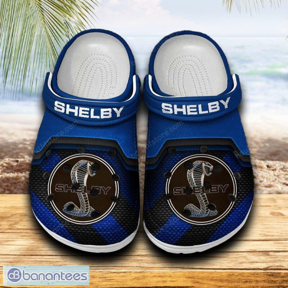 shelby car clog shoes blue color new gift for fans custom name image Shelby Car Clog Shoes Blue Color New Gift For Fans Custom Name - Shelby Car Clog Shoes Blue Color New Gift For Fans Custom Name