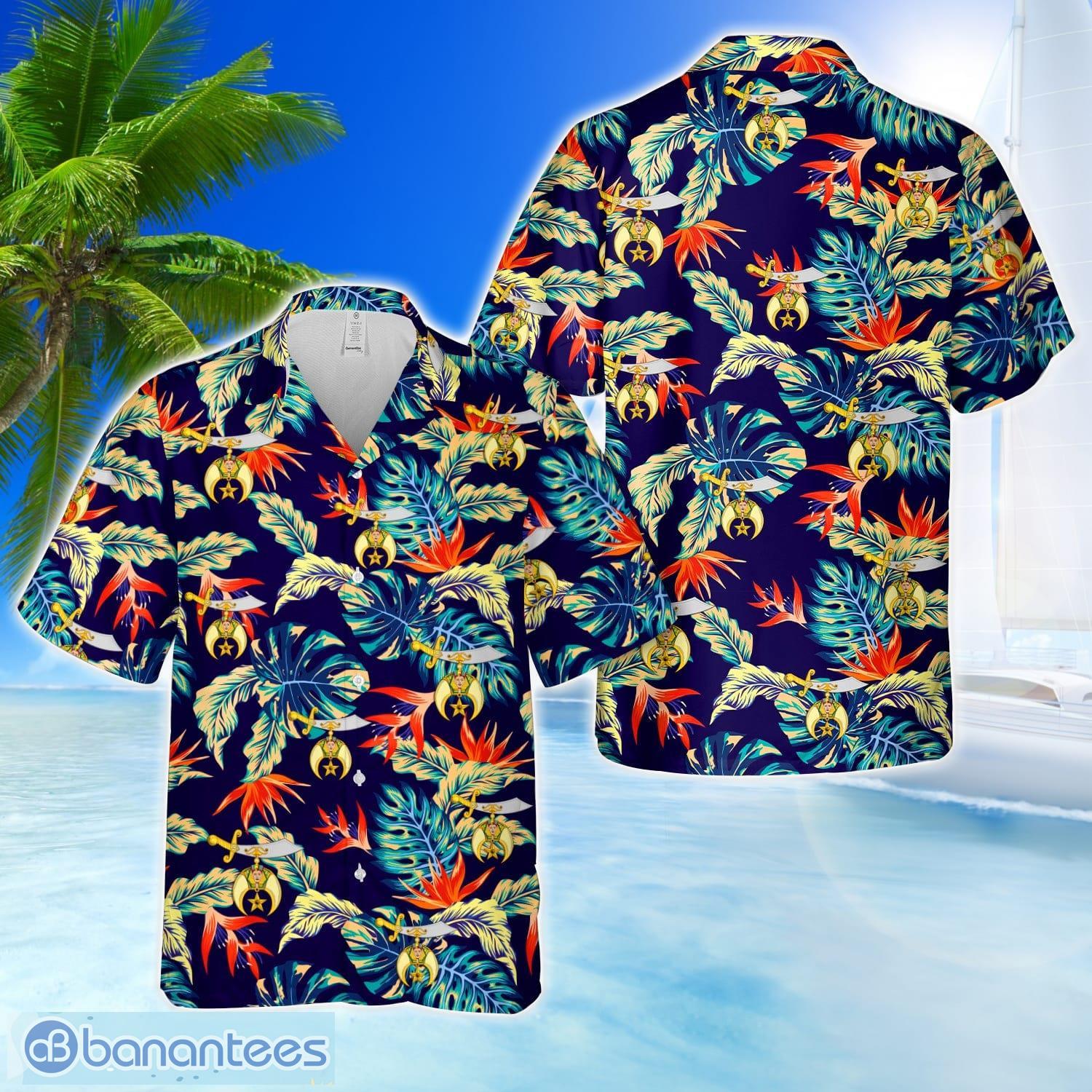 shriners 3d hawaiian shirt beach team gift image Shriners 3D Hawaiian Shirt Beach Team Gift Product Photo 1