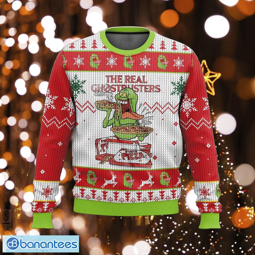 slimer the real ghostbusters ugly sweater comforter ugly christmas 3d sweater gift for adult image Slimer – The Real Ghostbusters Ugly Sweater Comforter Ugly Christmas 3D Sweater Gift For Adult - Slimer – The Real Ghostbusters Ugly Sweater Photo_1