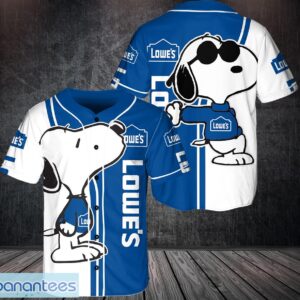 Snoopy lowe's 3D Printed Baseball Jersey Shirt For Men And Women Unique Gift Product Photo 1