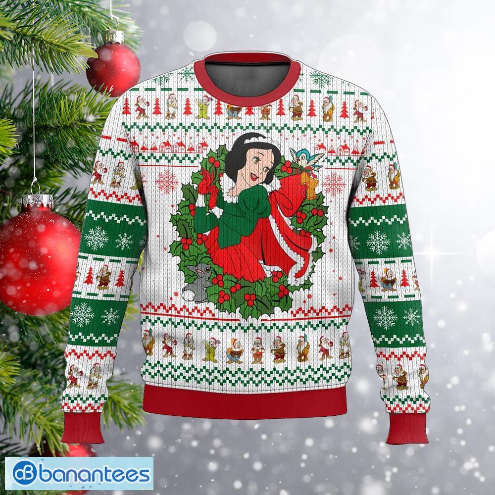 snow white disney princess christmas ugly sweater hygge ugly christmas sweater gift holidays image Snow White Disney Princess Christmas Ugly Sweater Hygge Ugly Christmas Sweater Gift Holidays - Snow White Disney Princess Christmas Ugly Sweater Photo_1
