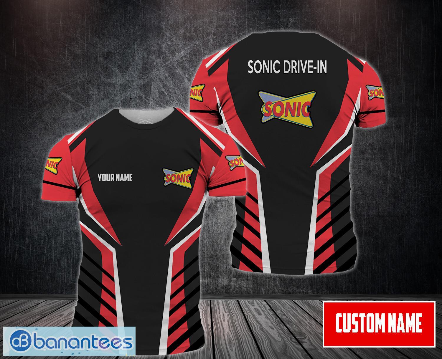 sonic drive in limited 3d t shirt custom name image sonic drive-in Limited 3D T-Shirt Custom Name Product Photo 1