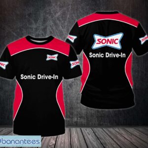 sonic drive-in Logo Brand 3D T-Shirt Uniform Product Photo 1