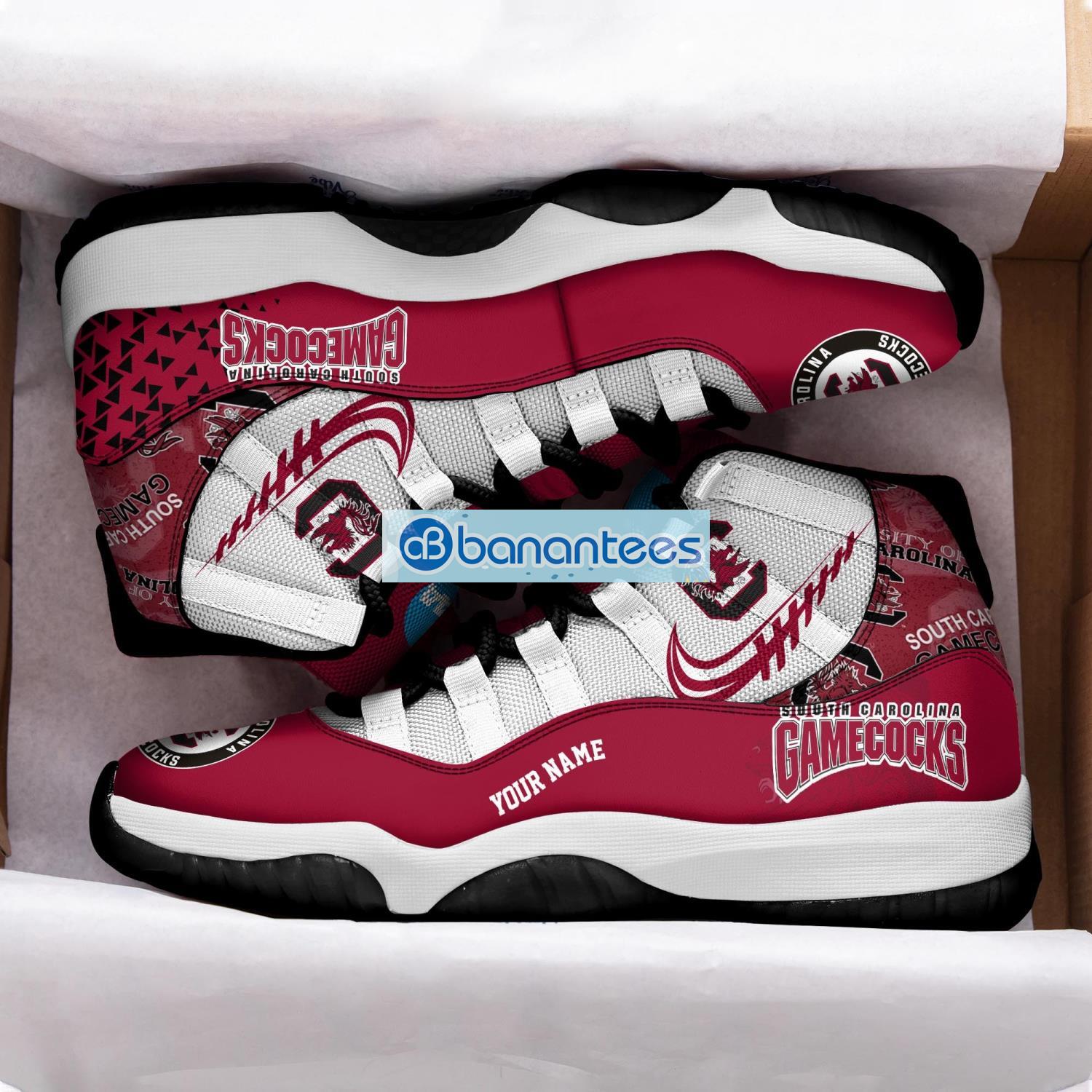 south carolina gamecocks air jordan 11 sneakers custom name special shoes for fans 1 image South Carolina Gamecocks Air Jordan 11 Sneakers Custom Name Special Shoes For Fans Product Photo 2