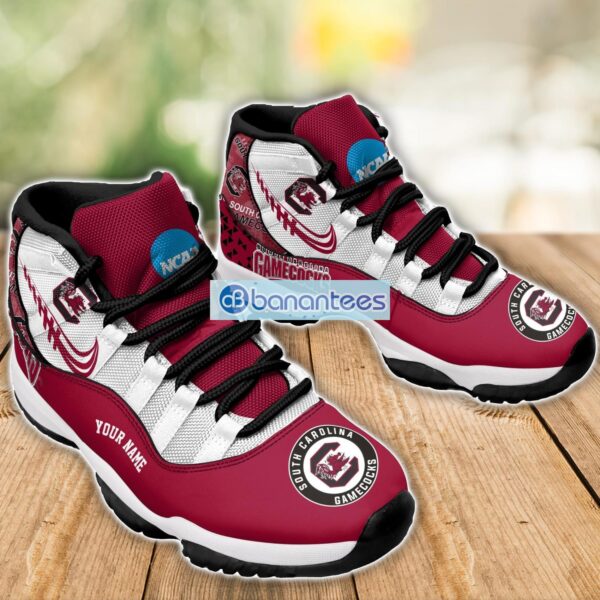 South Carolina Gamecocks Air Jordan 11 Sneakers Custom Name Special Shoes For Fans Product Photo 3