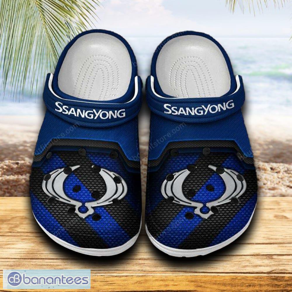 ssangyong motor car clog shoes blue color new gift for fans custom name image SsangYong Motor Car Clog Shoes Blue Color New Gift For Fans Custom Name - SsangYong Motor Car Clog Shoes Blue Color New Gift For Fans Custom Name