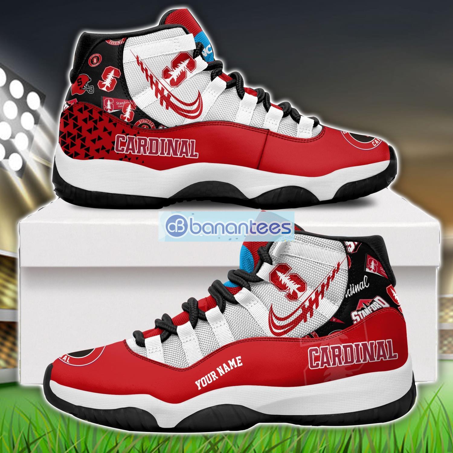 stanford cardinal air jordan 11 sneakers custom name special shoes for fans image Stanford Cardinal Air Jordan 11 Sneakers Custom Name Special Shoes For Fans Product Photo 1