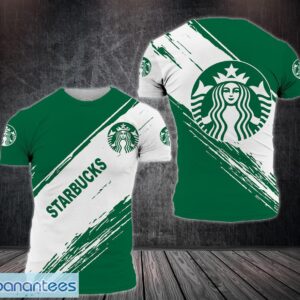 Starbucks 3D Full Printing Logo Brand 3D T-Shirt Uniform Product Photo 1