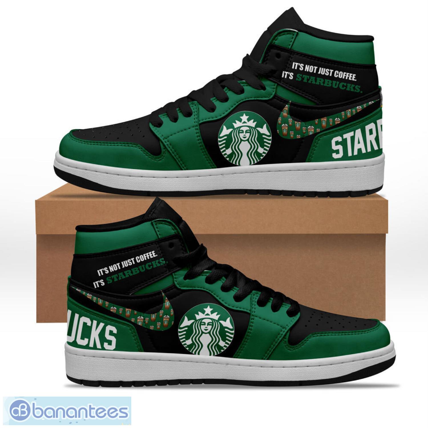 starbucks air jordan hightop sneakers shoes for men and women aj1 sneakers image Starbucks Air Jordan Hightop Sneakers Shoes For Men And Women AJ1 Sneakers Product Photo 1