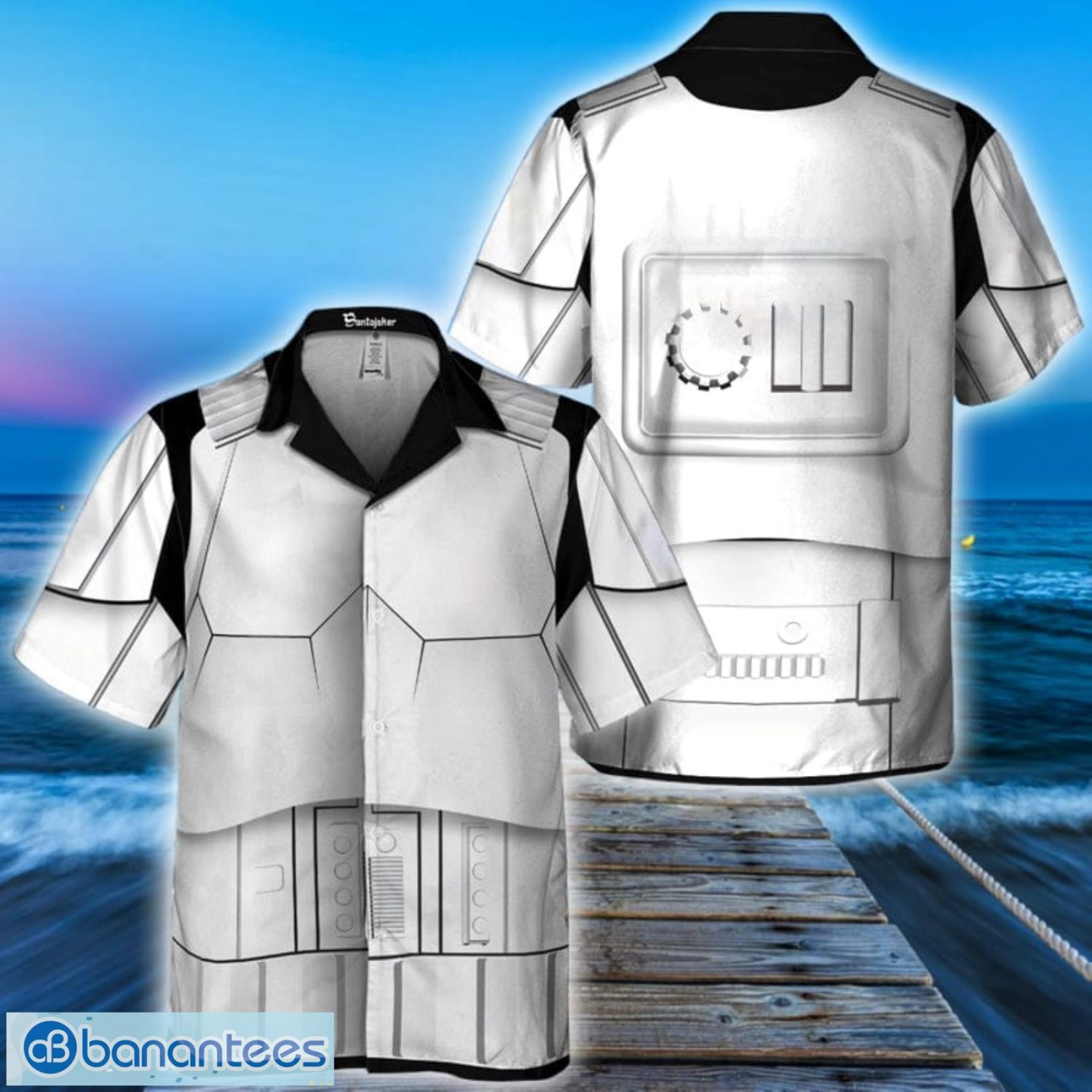 Stormtrooper Classic All Over Print Hawaiian Shirt For Men And Women Stormtrooper Classic All Over Print Hawaiian Shirt For Men And Women Product Photo