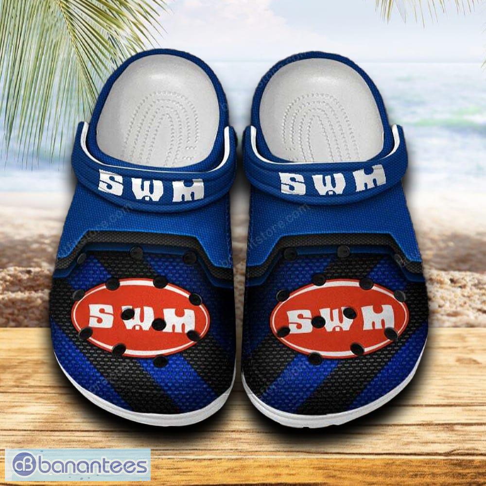 swm car clog shoes blue color new gift for fans custom name image SWM Car Clog Shoes Blue Color New Gift For Fans Custom Name - SWM Car Clog Shoes Blue Color New Gift For Fans Custom Name