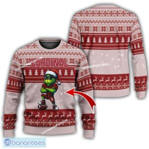 NCAA Stanford Cardinal New Grinch Ugly Christmas Sweater Gift For Men And Women - NCAA Stanford Cardinal New Grinch Ugly Christmas Sweater Photo 1