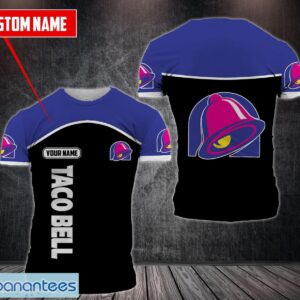Taco Bell Custom Name AOP 3D T-shirt For Men And Women Product Photo 1