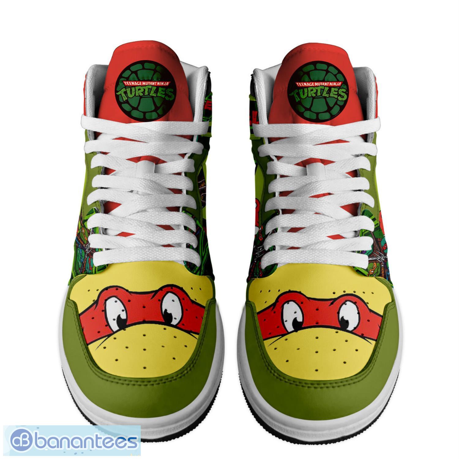 teenage mutant ninja turtles air jordan hightop sneakers shoes aj1 gift ideas shoes 1 image Teenage Mutant Ninja Turtles Air Jordan Hightop Sneakers Shoes AJ1 Gift Ideas Shoes Product Photo 2