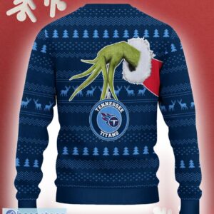 Tennessee Titans Grinch Driving Funny 3D Ugly Christmas Sweater For Men Women - Tennessee Titans Christmas Sweater Grinch Driving Photo 3