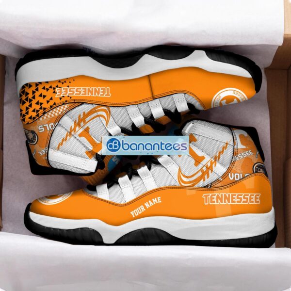 Tennessee Volunteers Air Jordan 11 Sneakers Custom Name Special Shoes For Fans Product Photo 2