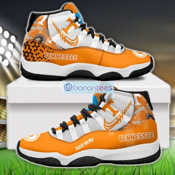 Tennessee Volunteers Air Jordan 11 Sneakers Custom Name Special Shoes For Fans Product Photo 1