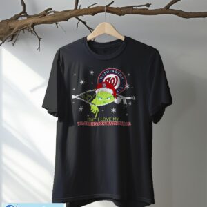 The Grinch I Hate People But I Love Washington Nationals Christmas T-shirt Product Photo 5