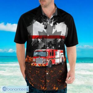 Mississauga Fire And Emergency Services (MFES), Ontario Hawaiian Shirt Product Photo 3
