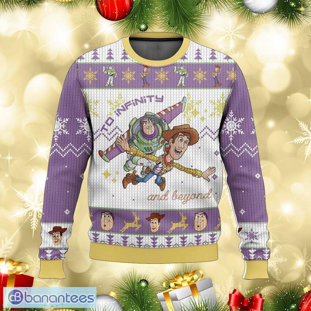 to infinity and beyond buzz lightyear and woody toy story ugly sweater holly ugly christmas sweater gift for adult image To Infinity And Beyond Buzz Lightyear and Woody – Toy Story Ugly Sweater Holly Ugly Christmas Sweater Gift For Adult - To Infinity And Beyond Buzz Lightyear and Woody – Toy Story Ugly Sweater Photo_1
