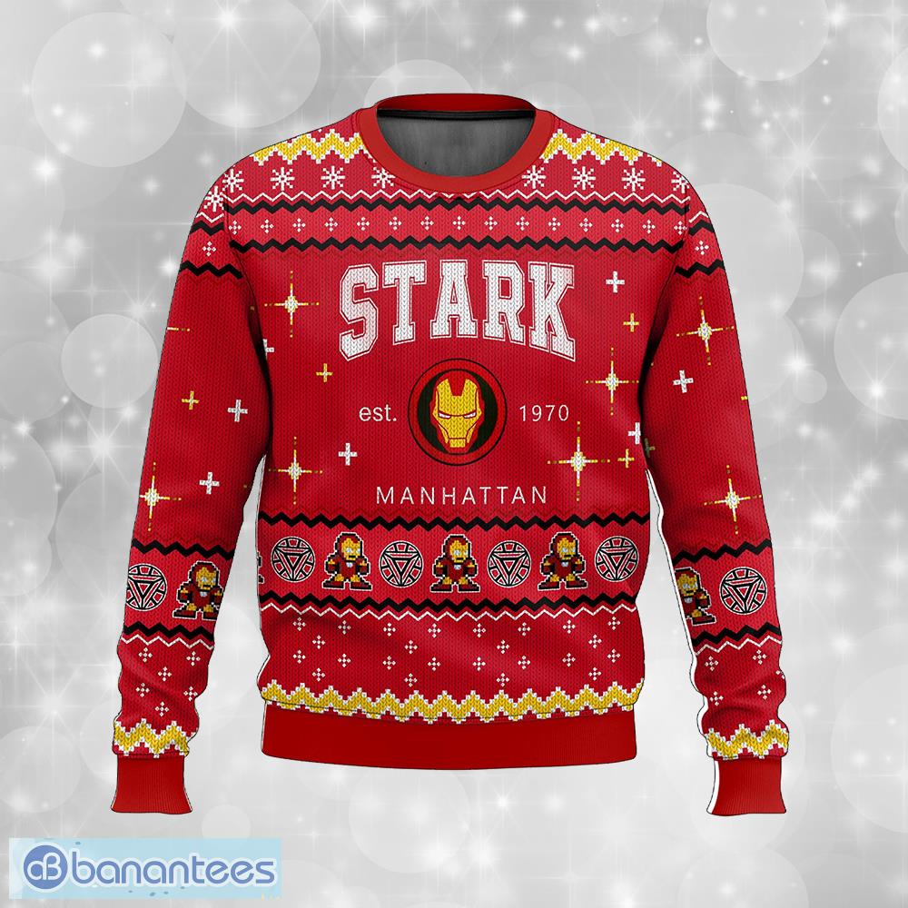 tony stark ironman marvel ugly sweater merry making ugly christmas 3d sweater gift for men and women image Tony Stark Ironman Marvel Ugly Sweater Merry-making Ugly Christmas 3D Sweater Gift For Men And Women - Tony Stark Ironman Marvel Ugly Sweater Photo_1