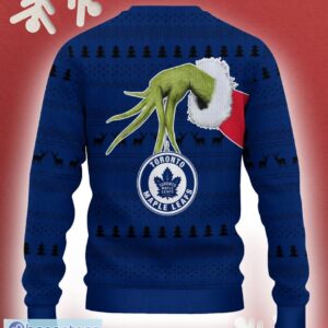 Toronto Maple Leafs Grinch Driving Funny 3D Ugly Christmas Sweater For Men Women - Toronto Maple Leafs Christmas Sweater Grinch Driving Photo 3