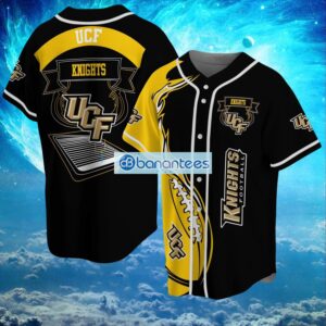 NCAA Ucf Knights Logo Design Fire Ball Baseball Jersey Shirt Full Print Product Photo 1