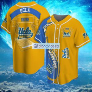 NCAA Ucla Bruins Logo Design Fire Ball Baseball Jersey Shirt Full Print Product Photo 1