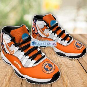 Illinois Fighting Illini Air Jordan 11 Sneakers Custom Name Special Shoes For Fans Product Photo 3