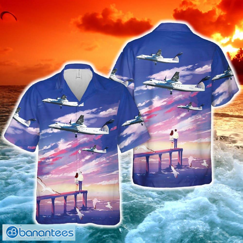 united express commutair bombardier dash 8 q311 hawaiian shirt image United Express (Commutair) Bombardier Dash 8-Q311 Hawaiian Shirt - United Express (Commutair) Bombardier Dash 8-Q311 Hawaiian Shirt-1