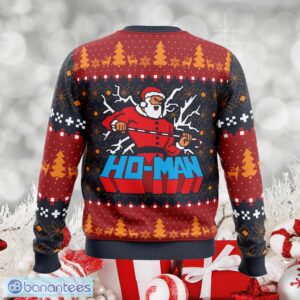 Ho-Man Santa Claus Candy Ugly Xmas Sweater Gift For Men And Women - Ho-Man Santa Claus Ugly Christmas Sweater Photo_2