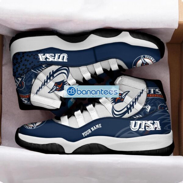 UTSA Roadrunners Air Jordan 11 Sneakers Custom Name Special Shoes For Fans Product Photo 2