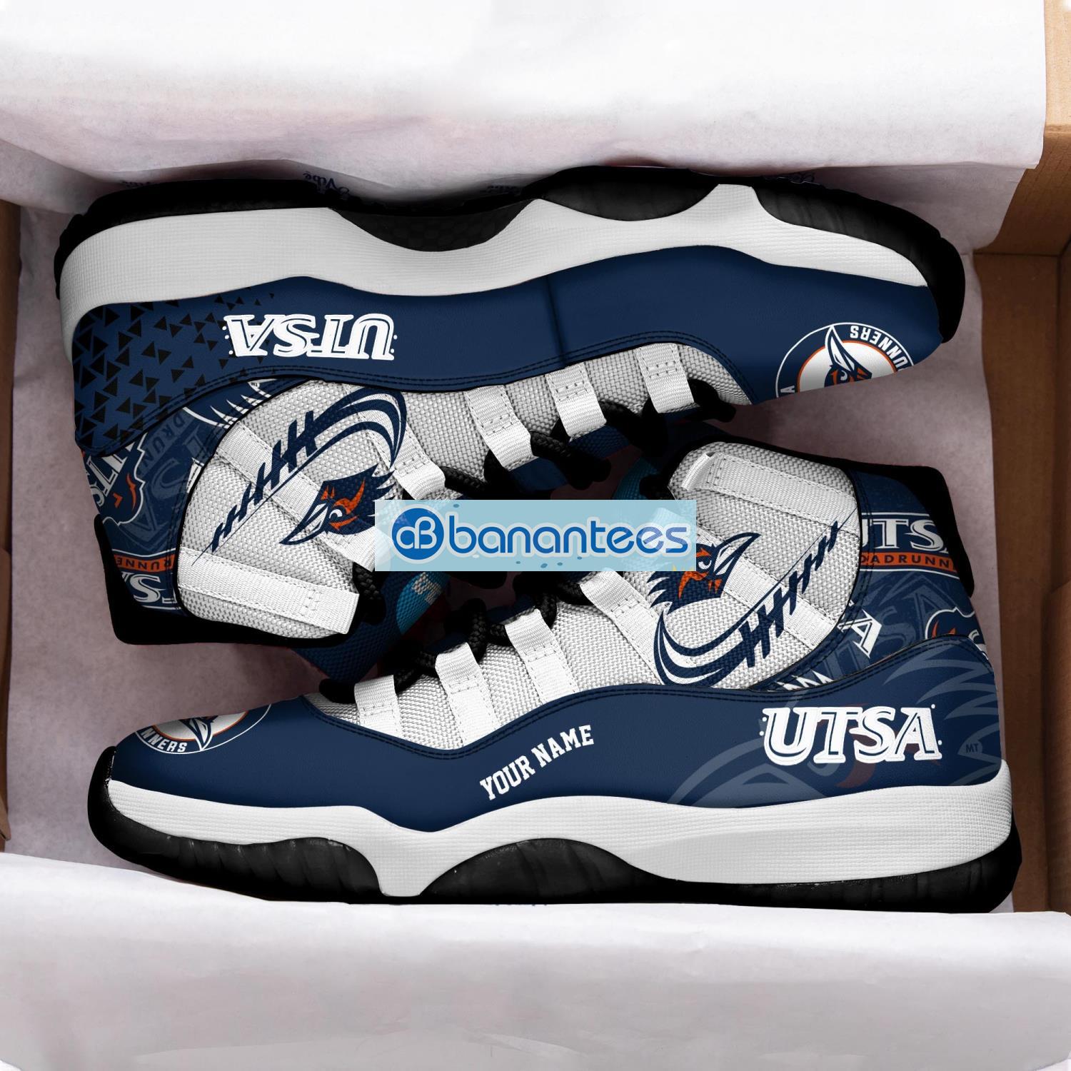 utsa roadrunners air jordan 11 sneakers custom name special shoes for fans 1 image UTSA Roadrunners Air Jordan 11 Sneakers Custom Name Special Shoes For Fans Product Photo 2