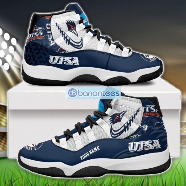 UTSA Roadrunners Air Jordan 11 Sneakers Custom Name Special Shoes For Fans Product Photo 1