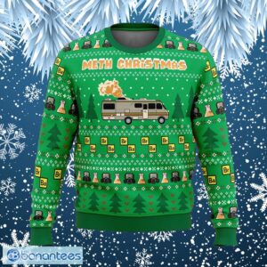 Br Ba Breaking Bad Accessory Knitted Christmas Sweater Gift For Men And Women - Br Ba Breaking Bad Ugly Christmas Sweater Photo_1